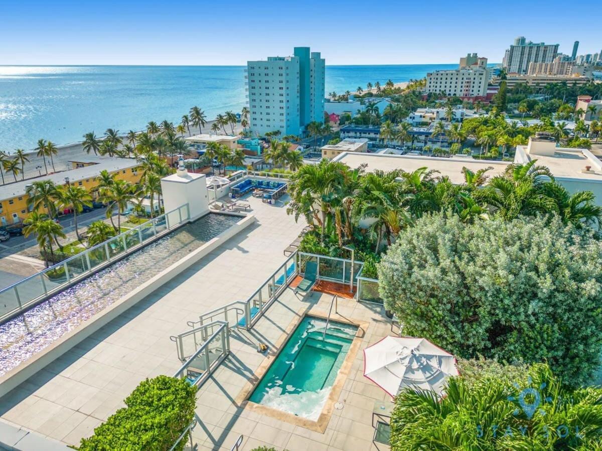 Rooftop Pool - Hollywood Beach Boardwalk Exteriér fotografie